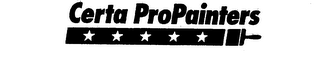 CERTA PROPAINTERS logo