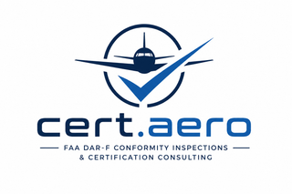 CERT.AERO FAA DAR-F CONFORMITY INSPECTIONS & CERTIFICATION CONSULTING logo