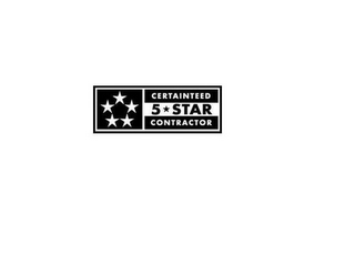 CERTAINTEED 5 STAR CONTRACTOR logo