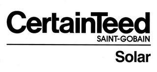 CERTAINTEED SAINT-GOBAIN SOLAR logo