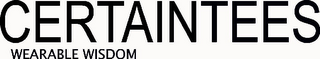 CERTAINTEES WEARABLE WISDOM logo