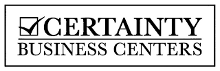 CERTAINTY BUSINESS CENTERS logo