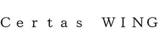 CERTAS WING logo