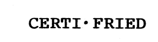 CERTI-FRIED logo