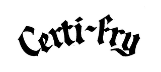CERTI-FRY logo