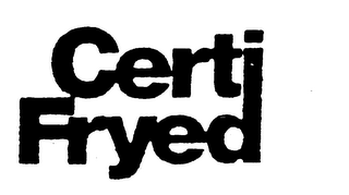 CERTI FRYED logo