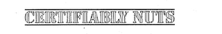 CERTIFIABLY NUTS logo