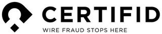 CERTIFID WIRE FRAUD STOPS HERE