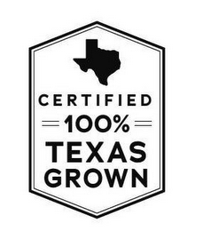 CERTIFIED 100% TEXAS GROWN logo