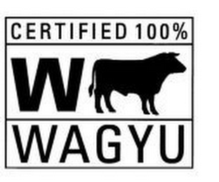 CERTIFIED 100% W WAGYU logo