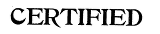 CERTIFIED logo