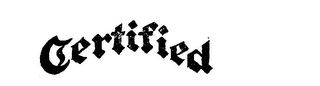 CERTIFIED logo
