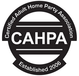 CERTIFIED ADULT HOME PARTY ASSOCIATION CAHPA ESTABLISHED 2006 logo
