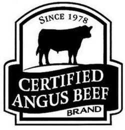 CERTIFIED ANGUS BEEF BRAND SINCE 1978 logo