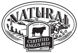 CERTIFIED ANGUS BEEF NATURAL BRAND SINCE 1978 logo