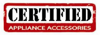 CERTIFIED APPLIANCE ACCESSORIES logo