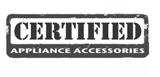 CERTIFIED APPLIANCE ACCESSORIES logo