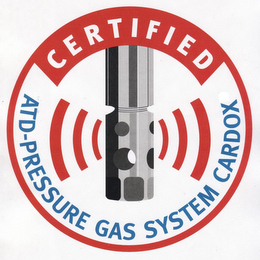 CERTIFIED ATD-PRESSURE GAS SYSTEM CARDOX logo