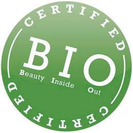 CERTIFIED B I O - BEAUTY INSIDE OUT logo