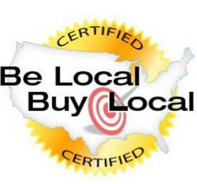 CERTIFIED BE LOCAL BUY LOCAL CERTIFIED logo
