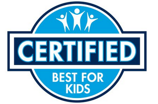 CERTIFIED BEST FOR KIDS logo