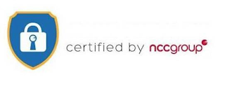 CERTIFIED BY NCCGROUP logo