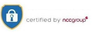 CERTIFIED BY NCCGROUP logo