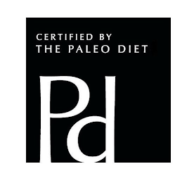 CERTIFIED BY THE PALEO DIET PD logo