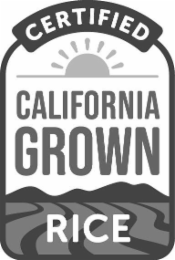 CERTIFIED CALIFORNIA GROWN RICE