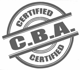 CERTIFIED C.B.A. logo