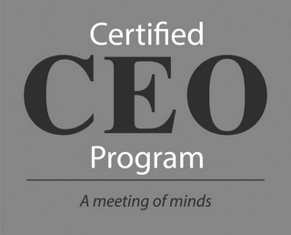 CERTIFIED CEO PROGRAM A MEETING OF MINDS logo