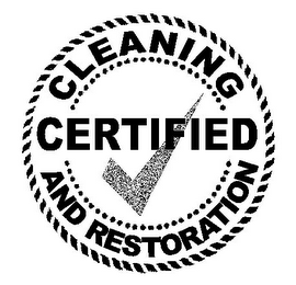 CERTIFIED CLEANING AND RESTORATION logo