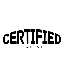 CERTIFIED DEGENERATE logo