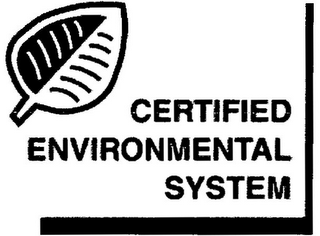 CERTIFIED ENVIRONMENTAL SYSTEM logo