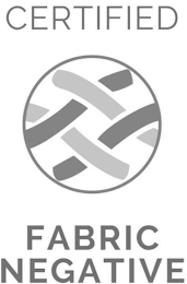 CERTIFIED FABRIC NEGATIVE logo
