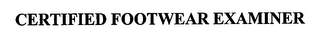 CERTIFIED FOOTWEAR EXAMINER logo