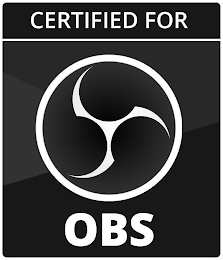 CERTIFIED FOR OBS logo