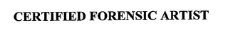 CERTIFIED FORENSIC ARTIST logo