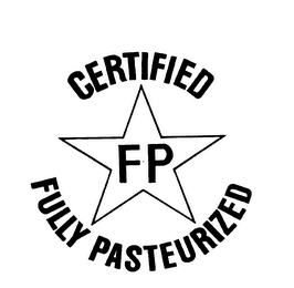 CERTIFIED FP FULLY PASTEURIZED logo