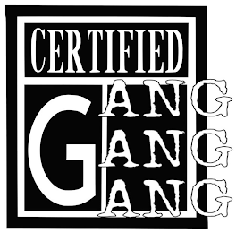 CERTIFIED G ANG ANG ANG logo
