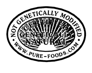 CERTIFIED GENETICALLY NATURAL logo