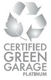CERTIFIED GREEN GARAGE PLATINUM logo