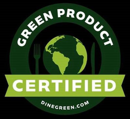 CERTIFIED GREEN PRODUCT DINEGREEN.COM