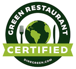 CERTIFIED GREEN RESTAURANT DINEGREEN.COM logo