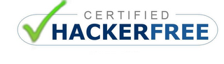 CERTIFIED HACKERFREE logo