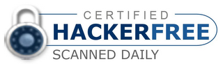 CERTIFIED HACKERFREE SCANNED DAILY logo