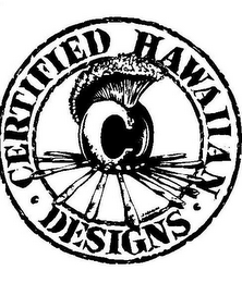 CERTIFIED HAWAIIAN DESIGNS logo