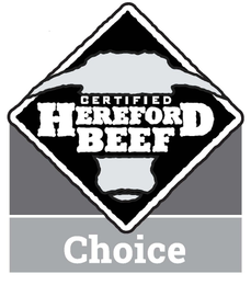 CERTIFIED HEREFORD BEEF CHOICE logo
