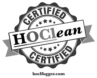 CERTIFIED HOCLEAN CERTIFIED HOCLFOGGER.COM logo