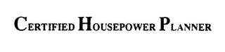 CERTIFIED HOUSEPOWER PLANNER logo